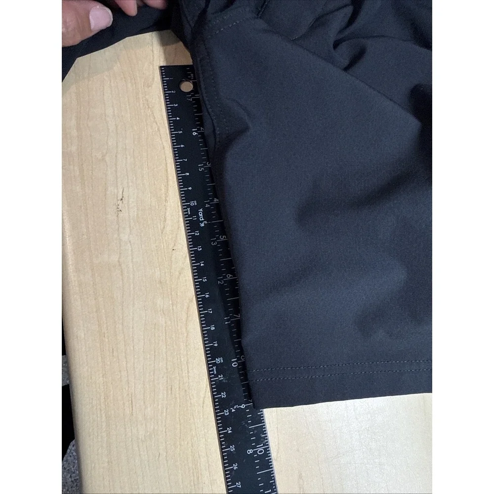 North Face FlashDry Chino Shorts Black Packable Hiking Quick Dry Travel Mens 38